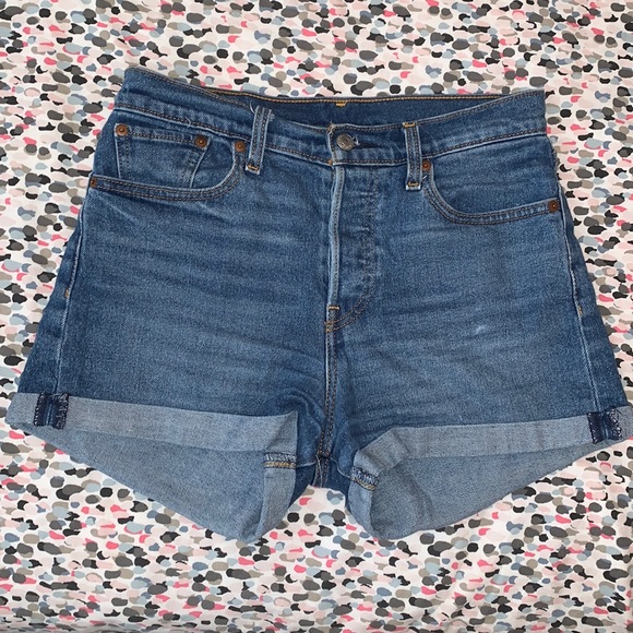 Levi's Pants - 3/$20 Levi’s 501 dark was cuffed denim shorts